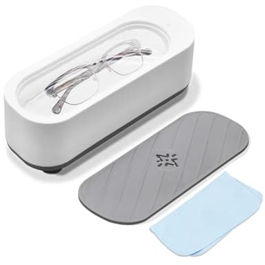 Ultraschallreinigungsgerät Brille Ultraschall Brillenreinigungsgerät Ultrasonic Sonic Cleaner Ultraschallbad 45000Hz Ultraschallreiniger Brille Für Reinigung Brillen Schmuck Uhren Zahnprothesen