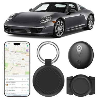 GPS-Tracker Auto Ohne ABO für iOS ＆ Android, für Motorrad Fahrzeuge, Smart Tag Magnet Finder Keine monatliche Gebühren, Vehicles Tracker mit Echtzeit-Standortbestimmung Keine ABO