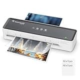 Bonsaii Laminiergerät A4, ABS-Funktion, Geeignet für A4-Dokumente, Büro und Zuhause, 80-100 Micron, Enthält 10 A5/A6 Laminierfolien, L421-A