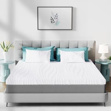 CloudÉtoile Matratzen Topper 160x200cm H2/H4 Visco Schaum - 2 in 1 Matratzentopper Memory Foam 7,5cm hoch Matratze für Boxspringbett, Abnehmbarer und waschbarer gesteppter Bezug