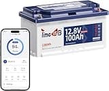 Timeusb LiFePO4 Akku 12V 100Ah Bluetooth H190 Lithium Batterie Wohnmobil mit Smart BMS,Tieftemperaturschutz,Max.15000 Tiefe Zyklen 4S4P 20,48kWh für Wohnmobil RVs Wohnwagen Campervan