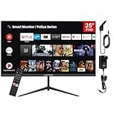 Antteq ASM25FC Smart Monitor 25 Zoll,High Resolution, Android OS,Bluetooth Voice Remote Control,Chromecast Built in,WiFi,12v/240v für Wohnmobil Campervan