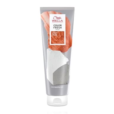 Wella Professionals Color Fresh Mask Peach Blush – Haarkur zum Beleben und Verändern der Haarfarbe – pflegende Tönung mit Avocadoöl – für helles und aufgehelltes Haar – 150 ml