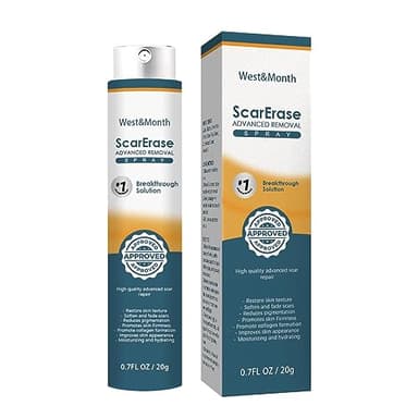 Tebinzi Narben verblassendes Gel | Silikongel zum Entfernen von Narben - Permanentes Silikon-Narbengel für alte Narben, Narbenspray für Pickelnarben, Dehnungsstreifen-Entferner für alle Arten