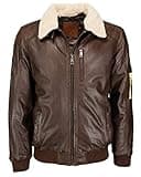 Top Gun Herren Lederjacke Tg20193144 Brown,56