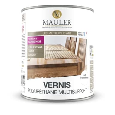 Mauler - Polyurethan-Lack, Holz, 2,5 l, matt, farblos, Schutz vor Flecken, Kratzern, Stößen