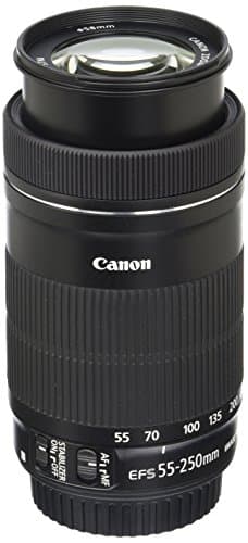 Canon EF-S 55-250mm F4-5.6 IS STM Objektiv für Spiegelreflexkameras von Canon