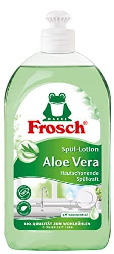 Frosch Aloe Vera Spül-Lotion, sensitives Handgeschirrspülmittel, sehr gute Hautverträglichkeit, 500 ml