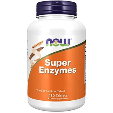 Now Foods, Super Enzymes (Verdauungsenzyme), 180 Tabletten, Laborgeprüft, Sojafrei, Glutenfrei, ohne Gentechnik