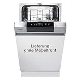Gorenje GI 520 E15X Teilintegrierbarer Geschirrspüler / 45cm / 9 Maßgedecke / 5 Programme / 1h Reinigungsprogramm / höhenverstellbarer Oberkorb / vollständiger Überlaufschutz, Eingebaut, Edelstahl