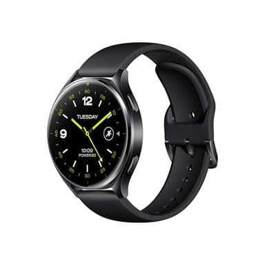 Xiaomi Watch 2 Smartwatch, 1,43" AMOLED Display mit Always-On-Funktion, Schlaf-, Puls- und Sport-Tracking, Wear OS by Google, Schwarz