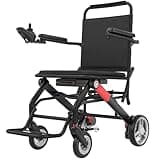 ByteTecpeak-D01 Rollstuhl, wiegt 14.1kg, Ultraleichter Elektrischer Rollstuhl, Faltbar Elektrorollstuhl, 20km Reichweite, Herausnehmbare 12Ah Lithium Batterie, für Wohnung