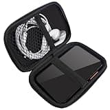 Blueshaweu MP3 Player Tasche für 4 Zoll MP3 MP4 Player, Schutzhülle Kompatibel für AGPTEK T06s, MECHEN H1 Pro, SWOFY M503, Luoran M4B etc. 4'' MP3 MP4 Player (schwarz)