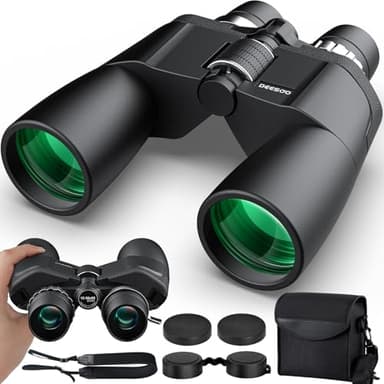12-36x50 Fernglas HD Zoom für Erwachsene, Professionelles Fernglas für Vogelbeobachtung, Jagd, Konzerte & Reisen - Hochwertiges Ferngläser mit besonders Heller, klarer Sicht und verstellbarem Okular