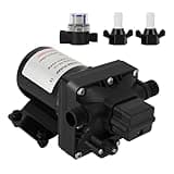 Shurflo Wasserpumpe 12V,Wasserpumpe Cam 12V,Wasserpumpe Für Wohnmobil,Shurflo 4008-101-E65,Heiß- Und Kaltwasserspender,55 Psi,3 Gallonen Pro Minute,7,5 Ampere,12 V Dc,Selbstansaugende Wasserpumpe Für