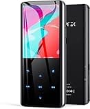 AGPTEK 32GB MP3 Player Bluetooth 5.0 mit 2,4 Zoll TFT Farbbildschirm, HiFi Musik mit Lautsprecher, Touch-Tasten, FM-Radio, E-Book, Aufnahme, Sleep Timer, Unterstützung bis zu 128 GB, Schwarz