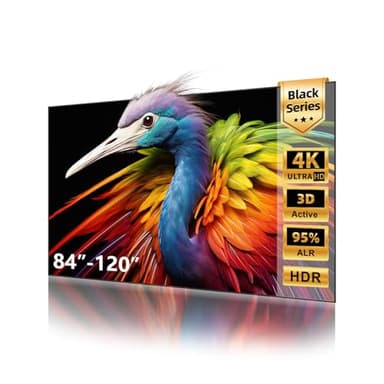 NothingProjector Beamer Leinwand, 100 Zoll ALR CLR, 4K Ultra HD Laser TV Bildschirm, Wandmontage, Umgebungslicht abweisend, Wandbefestigung Projector Screen für Ultrakurzdistanzprojektor Heimkino