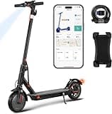 E Scooter mit Straßenzulassung 350W Motor,25-30km Reichweite,8.5" Wabenreifen Elektroroller Belastung LED bis 120kg 20km/h ABE Elektro Scooter Faltbarer E Roller für Pendeln Duales Bremssystem