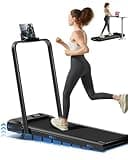 LONTEK Laufband für Zuhause klappbar 12km/h, Laufband mit Steigung für Zuhause mit Bürstenlosem Motor, Walking Pad mit Steigung max. Belastung 136 kg.