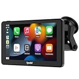 2025 Neuestes Wireless CarPlay & Android Auto, Spedal CL786 CarPlay Display, 7-Zoll IPS Touchscreen Autoradio Kabelloses Car Play, Mirror Link/Bluetooth/Navigation/Sprachsteuerung