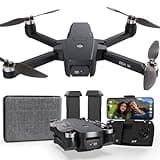 Drohne mit Kamera 4K, 5G WiFi Übertragung Maximal 40 km/h Fluggeschwindigkeit Stufe 4 Windwiderstand Bürstenloser Motor Drone für Erwachsene Faltbar Quadcopter