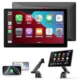 Car Display Compatible with Carplayy and Android Car, Portable Android Auto Display 9 Inch IPS Touch Screen, Auto-Elektronik with Buddy Display/Siri/Googlee Assistant/Fm/Aux (9 Zoll)