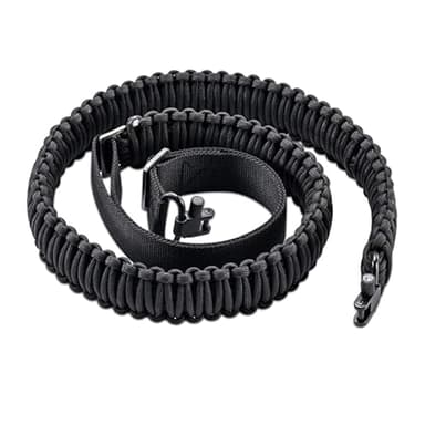 Zeizafa 2 Punkt Sling Gewehre Paracord Gurt Rutschfest Paracord Sling Mit Wirbeln Schnell Einstellbare Länge Gurt Jagd Zubehör Einstellbare Länge Gurt Hochfest Paracord