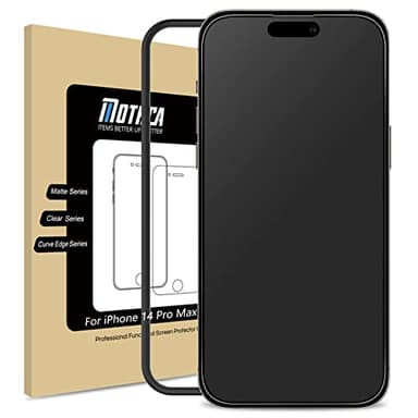 Mothca Panzer Matt Glas für iphone 14 Pro Max (6,7 Zoll) Screen Protector Folie Matt, 2.5D Display Schutzfolie, Blendschutz, Anti-Fingerabdruck (1 Stück)