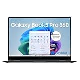 Samsung Galaxy Book5 Pro 360 2-in-1-Laptop, 16-Zoll-Display, Convertible AI-Notebook, Intel Core Ultra 7, 16 GB RAM, 1 TB Speicher, Copilot+ PC, Moonstone Gray, 3 Jahre Herstellergarantie