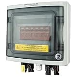 Solar Anschlusskasten DC 1000V 2x Überspannungsschutz T1 T2 2-String 4mm Connector IP65 Generatoranschlusskasten Photovoltaik Doktorvolt 4487