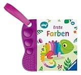 Ravensburger Play+ flip&pop: Erste Farben (Mein allererstes Beißbuch), Baby-Buch ab 6 Monate: Mein allererstes Beißbuch