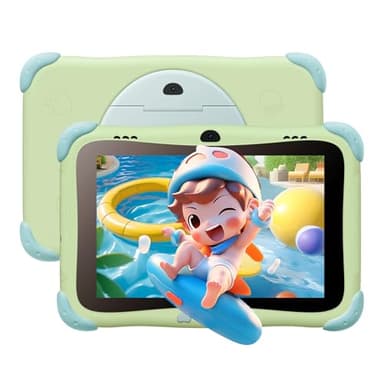 BWJBSW Kinder Tablet, 8-Zoll-Tablet Kinder, 4-Kern-Prozessor Kids Table, 32ROM, Android 14, Google Kids Space, elterliche Kontrollen, WiFi, Bluetooth 5.0