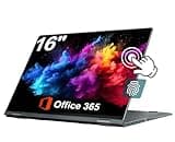 jumper 16 Zoll Laptop, 2-in-1 Laptop mit FHD 360 Grad Touchscreen, 16GB DDR4 640GB Storage, Celeron N5095, 1920x1200, 53.2WH Akku, QWERTZ Tastatur mit Hintergrundbeleuchtung, Fingerabdruckleser