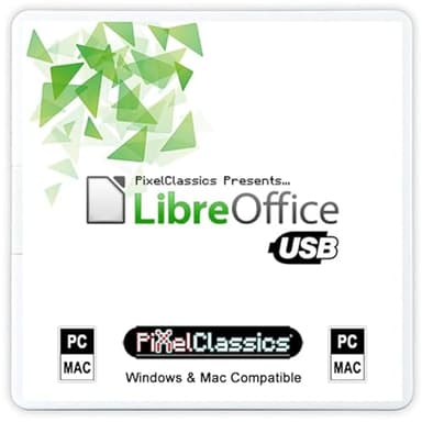 LibreOffice 2026 home and student 2024 professional plus business kompatibel mit microsoft office word excel powerpoint adobe pdf software usb für windows 11 10 8 7 vista xp 32 64-bit pc & Mac OS x