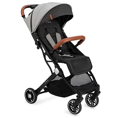 MOMI ESTELLE Kinderwagen für Kinder ab 6 Monat bis zu max. Körpergewicht von 15 kg, H105 x B51 x T75 cm, klappbar auf die Maße H65 x B51 x T21 cm, Gewicht 7,5 kg, 5-Punkt-Sicherheitsgurt