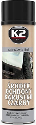 K2 Unterbodenschutz Spray, Primer, schwarz, lackierbar, Steinschlagschutz, Bitumen, Anti Dröhn, 500ml