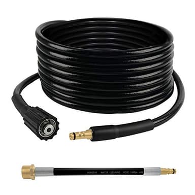 DERASL 10M Hochdruckschlauch mit Click Quick Connect Stecksystem für Kärcher Hochdruckreiniger K2 K3 K4 K5 K6 K7 Home & Garden Serie