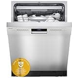 Midea SU 7.35X14BS Geschirrspüler 60cm Unterbau, 14 Maßgedecke Spülmaschine Teilintegrierbar mit WiFi, Extra Trocknung, 8 Programme, 42dB, 1-24h Startzeitverzögerung, Inox