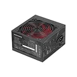 ars Gaming MPIII650, PC ATX 650W Netzteil, 5 Jahre Garantie, 85% Wirkungsgrad, Digital APFC System, 120mm AI-RPM FDB Lüfter, DC-DC und SMD Technologien, extra Lange Flachkabel, Schwarz