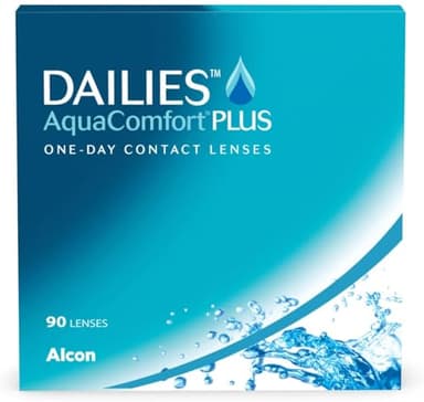 DAILIES AquaComfort Plus 1-Tages-Kontaktlinsen, 90 Stück, BC 8.7 mm, DIA 14.0 mm, -2.25 Dioptrien