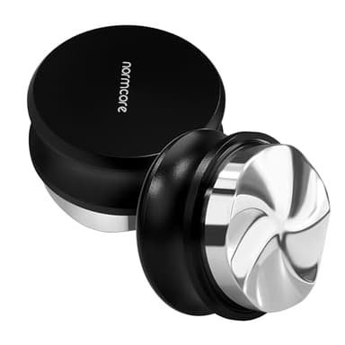 Normcore 58,5 mm Schwerkraftverteilungswerkzeug, Schwerkraft-adaptiver Espresso-Verteiler, Espresso-Kaffee-Nivellierwerkzeug für 58 mm bodenlosen Siebträger, 304 Edelstahl, 5-Klingen-Basis