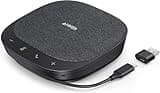 Anker PowerConf S330 USB Lautsprecher, Konferenzlautsprecher für Homeoffice, Smarter Stimmfilter, Plug & Play, 4 Mikrofone für 360° Raumabdeckung, klares Klangprofil