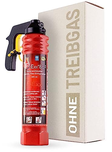 F-Exx 8.0 F - Schaum-Feuerlöscher für Haushalt und Küche - 800ml Löschspray Made in Germany