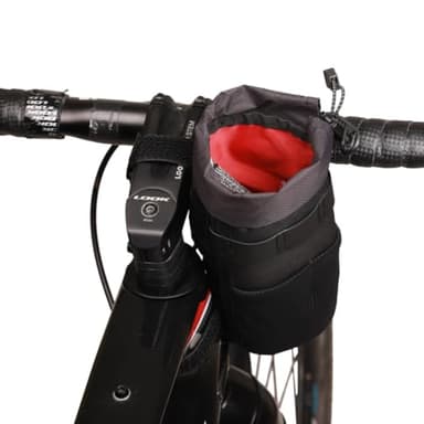 ZEFAL Z Adventure Pouch Bag - Fahrradlenkertasche - Erweiterbare Fahrradtasche Bikepacking - Lenkertasche Fahrrad - Schwarz, 1.1l