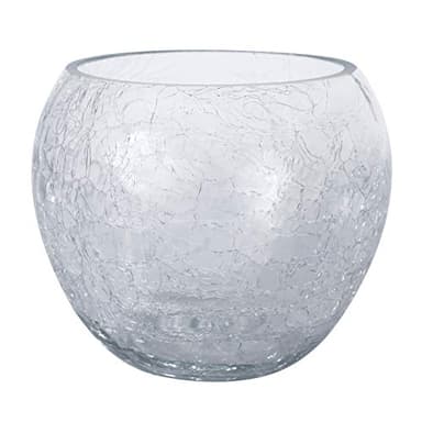botle Orchideentopf Glas Kugel rund Übertopf Blumentopf Pflanzgefäß D 15 cm H 13 cm
