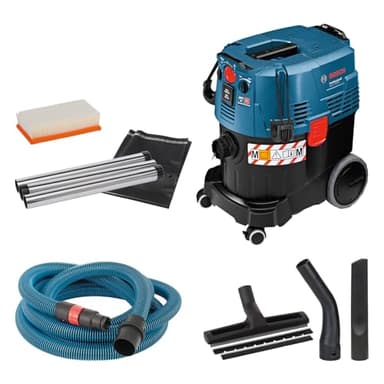 Bosch Professional Nass-/Trockensauger GAS 35 M AFC (Leistung 1200 Watt, 35 L Behälter, 5 m Schlauch)