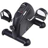 Sportneer Pedaltrainer für Senioren, Mini Heimtrainer mit LCD-Display, Fitnessgeräte für Zuhause – Tischfahrrad, Ergometer Senioren, Arm- und Beintrainer für Senioren mit Anti-Rutsch-Matte