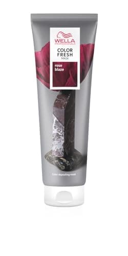 Wella Professionals Color Fresh Mask Rose Blaze – Haarkur zum Beleben und Verändern der Haarfarbe – pflegende Tönung mit Avocadoöl – für mittelblondes und aufgehelltes Haar – 150 ml