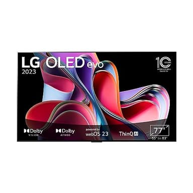 LG OLED77G39LA TV 195 cm (77 Zoll) OLED evo Fernseher (Gallery Design, Brightness Booster Max, 120 Hz) [Modelljahr 2023]