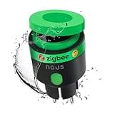 NOUS Zigbee Steckdose, Intelligente Außensteckdose IP44, Intelligente Steckdose mit Verbrauchsmessung, Kompatibel mit Alexa Zubehör, Smart Home Geräten, Google Home, Smart Life, 2MQTT, 16A